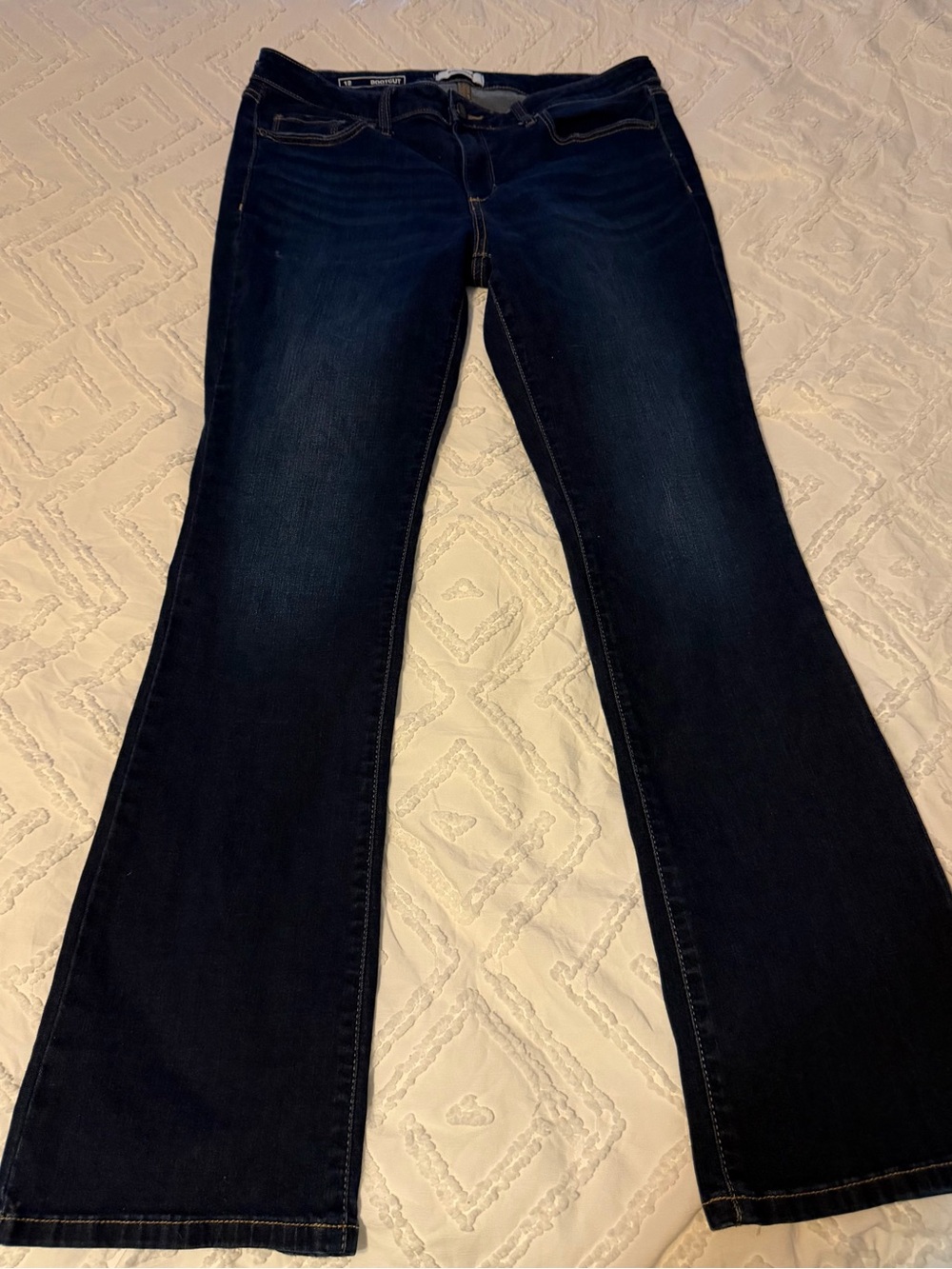 Sonoma Dark Blue Boot-Cut Jeans